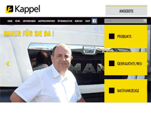 Tablet Screenshot of kappel.at